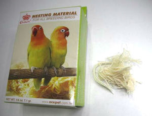 341 Crown Eco-Friendly Lightweight Non-Woven Fabric Bird <b>Nesting</b> Product for Parrots Pigeons & All Birds - Product Image 2
