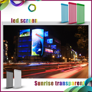 新しい透明ledビデオウォールledメッシュ表示メディアファサードp7 <span class=keywords><strong>p14</strong></span> p16 p31.25透明ledディスプレイスクリーン - Product Image 2