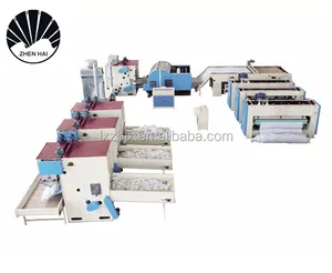 ZCM-1000 non woven machinery, geotextile plant, insulation material production line