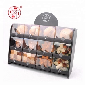 ICTI nhà máy Thông Minh 3D gỗ teaser brain câu đố đồ chơi vui cube iq trò chơi iq đồ chơi 3d câu đố bóng cho người lớn - Product Image 2