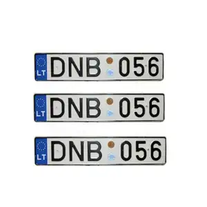 Placa de Matrícula de Coche de Lituania - Product Image 1