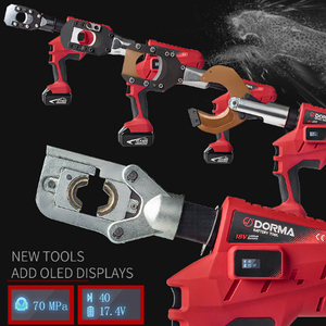 Utensile Idraulico <span class=keywords><strong>Multifunzione</strong></span> NEC-60UV a Batteria 6T per Crimpatura e Taglio Cavi - Product Image 2