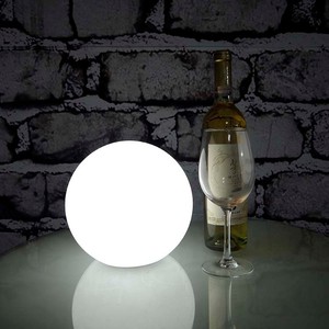 Lampada a Sfera LED <span class=keywords><strong>da</strong></span> 20cm per Esterni con <span class=keywords><strong>Energia</strong></span> <span class=keywords><strong>Solare</strong></span>, Impermeabile IP68, Luce Bianca Calda, Corpo in Plastica, Potenza 5W - Product Image 2