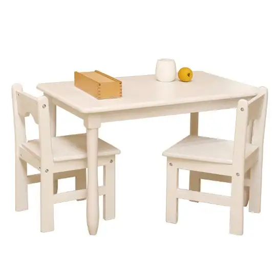 キッズモンテッソーリ学校木製子供用家具セットテーブルと椅子