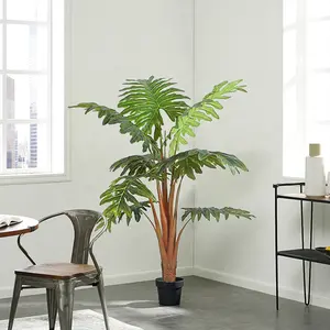 制造商-直销 1.6 米人造装饰盆景松树植物