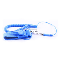 Gelang Anti Statis, Kawat Elastis 1.8 Meter PVC Anti Statis Tali Pergelangan Tangan ESD