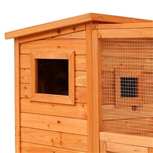 กรงแมวกรงกลางแจ้งไม้ขนาดใหญ่77 "X 38" x 69 "บ้านแมวลาดใหญ่ - Product Image 4