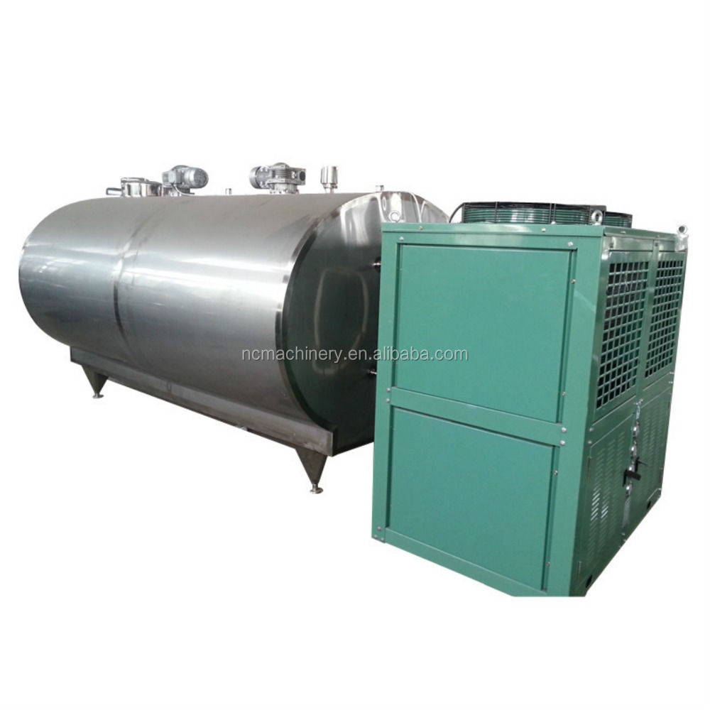 100% г., высококачественный гигиенический резервуар для молока из нержавеющей стали, горизонтальный объем 5000L