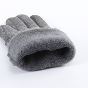 Ucuz akıllı güzel tavşan kürk kışın sıcak dokunmatik ekran kadın eldiven - Product Image 5
