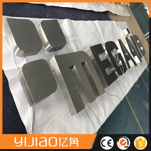 rotulacion fabricada en metal acero aluminio en volumen en alfabeto y numero - Product Image 4