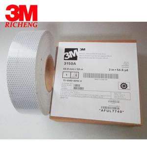 Cina 3150-A SOLAS argento 3M Scotchlite 3150A SOLAS nastro riflettente di vistosità (2 pollici X 6 piedi)