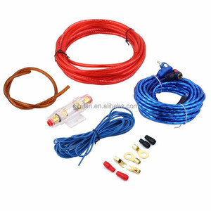 100% True Gauge alta calidad <span class=keywords><strong>4</strong></span>/8 <span class=keywords><strong>calibre</strong></span> Car Amp Kit <span class=keywords><strong>de</strong></span> cableado Car Audio Cable Kit - Product Image 2