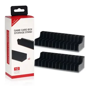 Plastic Game Card Storage CD Disk Holder Stand For Nintendo Switch