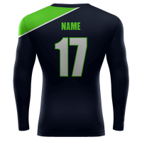 BETHERIVAL Polyester Spandex Blank Plain Rash Guard Tight
