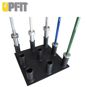 Gimnasio Fitness 9-Hole Steel Barbell Bar Holder Metal <span class=keywords><strong>Rack</strong></span> Banco <span class=keywords><strong>de</strong></span> ejercicios y <span class=keywords><strong>Rack</strong></span> para levantamiento <span class=keywords><strong>de</strong></span> pesas - Product Image 5