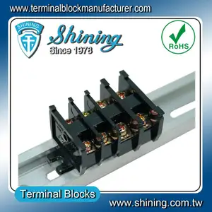 Bloque de terminales de riel ts-series Bnc, tipo 15A 25A 35A 25mm