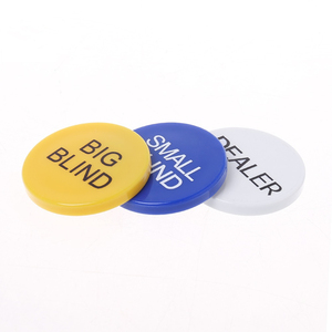 Juego de <span class=keywords><strong>3</strong></span> botones profesionales de Casino Texas Hold'em, juego de accesorios de Casino de 2 pulgadas - Product Image 1