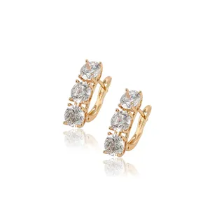 96902 xuping fashion simulation diamond hoop earrings for women