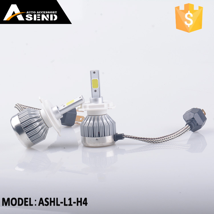 led phare de conversion de phare h4 ampoule de phare 30W 6000K phare de rechange auto ampoule led