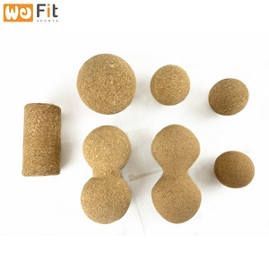 Rodillo de corcho Natural, Bola de masaje de corcho, producto de Yoga - Product Image 1