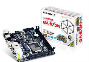 Gigabyte nouvellesoriginal mini.- itx carte mère de bureau intel lga1155 b75 ddr 3, hdmi* <span class=keywords><strong>2</strong></span>, lan*<span class=keywords><strong>2</strong></span> - Product Image 1