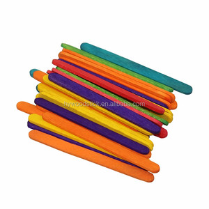 Bâtonnets de crème glacée jetables naturelles, inachevé, bricolage, pièces - Product Image 3