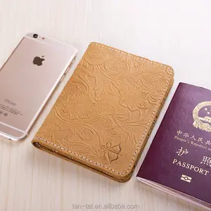 High Quality Easy Carry Genuine Leather Passport Cover