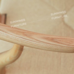 Élégante salle à manger chaise en bois de <span class=keywords><strong>bouleau</strong></span> cadre aucun fauteuil pliant - Product Image 3