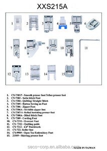 XXS215A ชุดอุปกรณ์ซ่อมเท้า15ชิ้นพร้อมกล่องสำหรับ Brother Singer Janome - Product Image 2