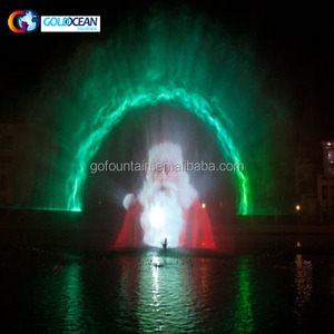 Projection graphique nocturne sur écran d'eau pour spectacle en plein air - Product Image 3