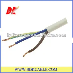 RVV 3*1.5 mm2 PVC isolierte Flexible Round 3 core Cable