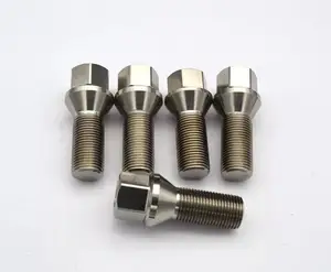 M14 X 1.25X28 Mm Gr5 Titanium Hub Roda Baut Lug Bolt untuk Mobil