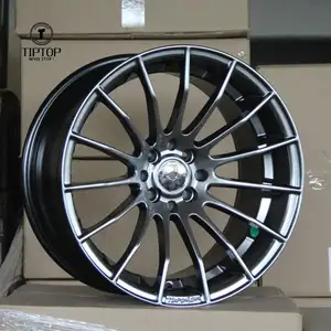 14 pollici cerchi In Lega per auto 4 foro 4X100 rines matt black face machine via jwl standard di qualità fit per la Germania auto