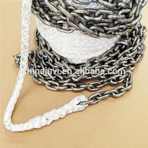 De Nylon 3-hilo marino línea de amarre ancla de barco <span class=keywords><strong>cuerda</strong></span> con DIN766 cadena - Product Image 4