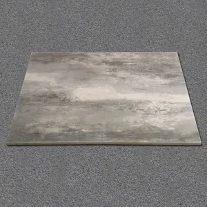 Residential and comercial decor matte gray cement design ceramic floor and wall tiles 600x600mm