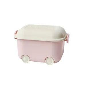 new design clothes container varies size plastic cartoon storage box with lid