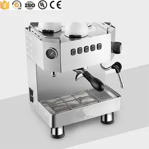 2024 phong cách Ý thép không gỉ Espresso Máy pha cà phê/điện bán tự động cà phê Maker cho cửa hàng