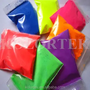 Bubuk Neon Warna Resin Pigmen Neon untuk Cat Kuku, Resin Epoksi, Seni Kerajinan, Cat, Lapisan