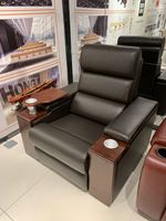 Promotion : Fauteuil de cinéma VIP 3D haut de gamme en cuir véritable avec repose-pieds, idéal pour salles de cinéma commerciales – En vente