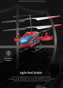 2019 Hoshi JJRC JX02 RC Máy Bay Trực Thăng Bay <span class=keywords><strong>Drone</strong></span> 2.4G 4CH Xây Dựng Hợp Kim Chống Tai Nạn Độ Cao Giữ Đồ Chơ<span class=keywords><strong>i</strong></span> Máy Bay Trực Thăng RTF - Product Image 5