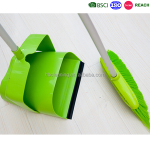 Dustpan And Set Broom BSCI Top Quality Plastic Windproof Dustpan And Brush Set Dustpan With Broom Set