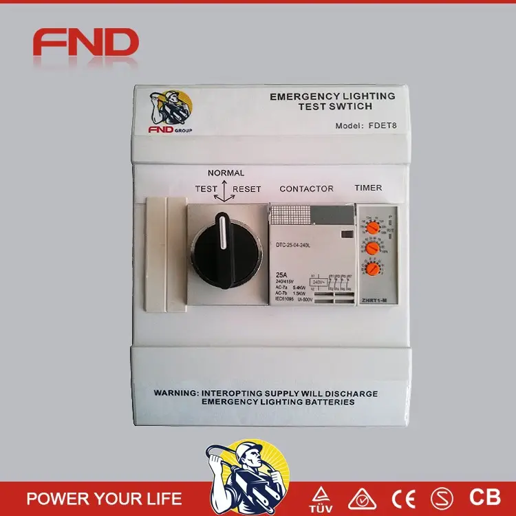 NEW Australian Standards Emergency Lighting Test Switch