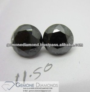 เพชรดำแท้ทรงกลมแบบหลวม ราคาขายส่ง, ราคาเพชรดำต่อกะรัต, เพชรดำแบบหลวม - Product Image 4