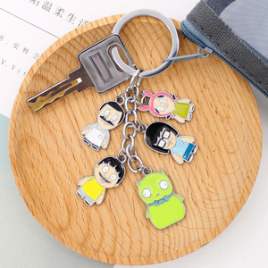 Animación <span class=keywords><strong>Tv</strong></span> Anime <span class=keywords><strong>Bobs</strong></span> hamburguesas de Metal colgante clave llavero de coche Cosplay Accesorios - Product Image 3