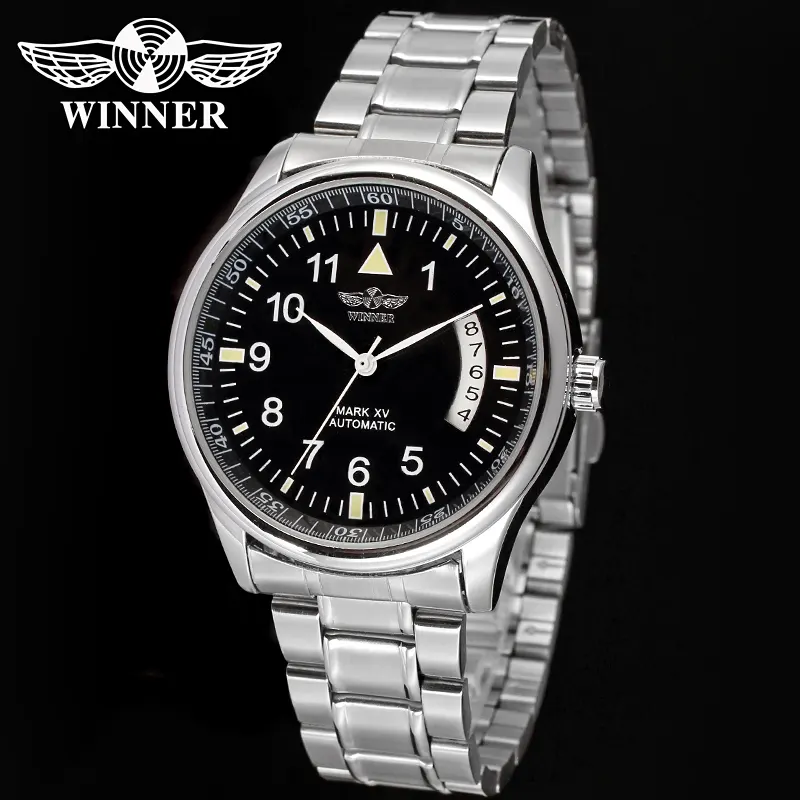 2023 Modern Style T-winner Power Reserve stainless steel bracelet relojes de hombre Automatic mens watches