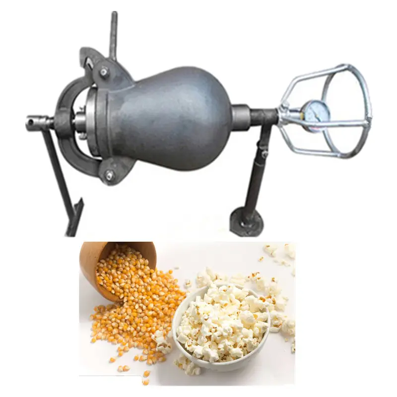 Hot sale rice corn popcorn puffing and bulking machine