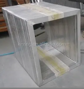 Silk screen printing aluminum frames