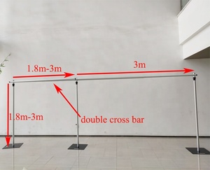 Hot Sale Wedding Adjustable Aluminum Backdrop <strong>Stand</strong> <strong>Pipe</strong> and Drape - Product Image 5