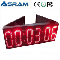 Imperméable à l'eau En Plein Air LED trafic numérique horloge/minuterie/compte à rebours/compteur affichage signe
