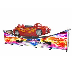 Mini voiture volante <span class=keywords><strong>Bugatti</strong></span> Funfair manèges parc d'attractions intérieur et jardin aire de jeux extérieure en acier et équipement de parc de trampoline - Product Image 3